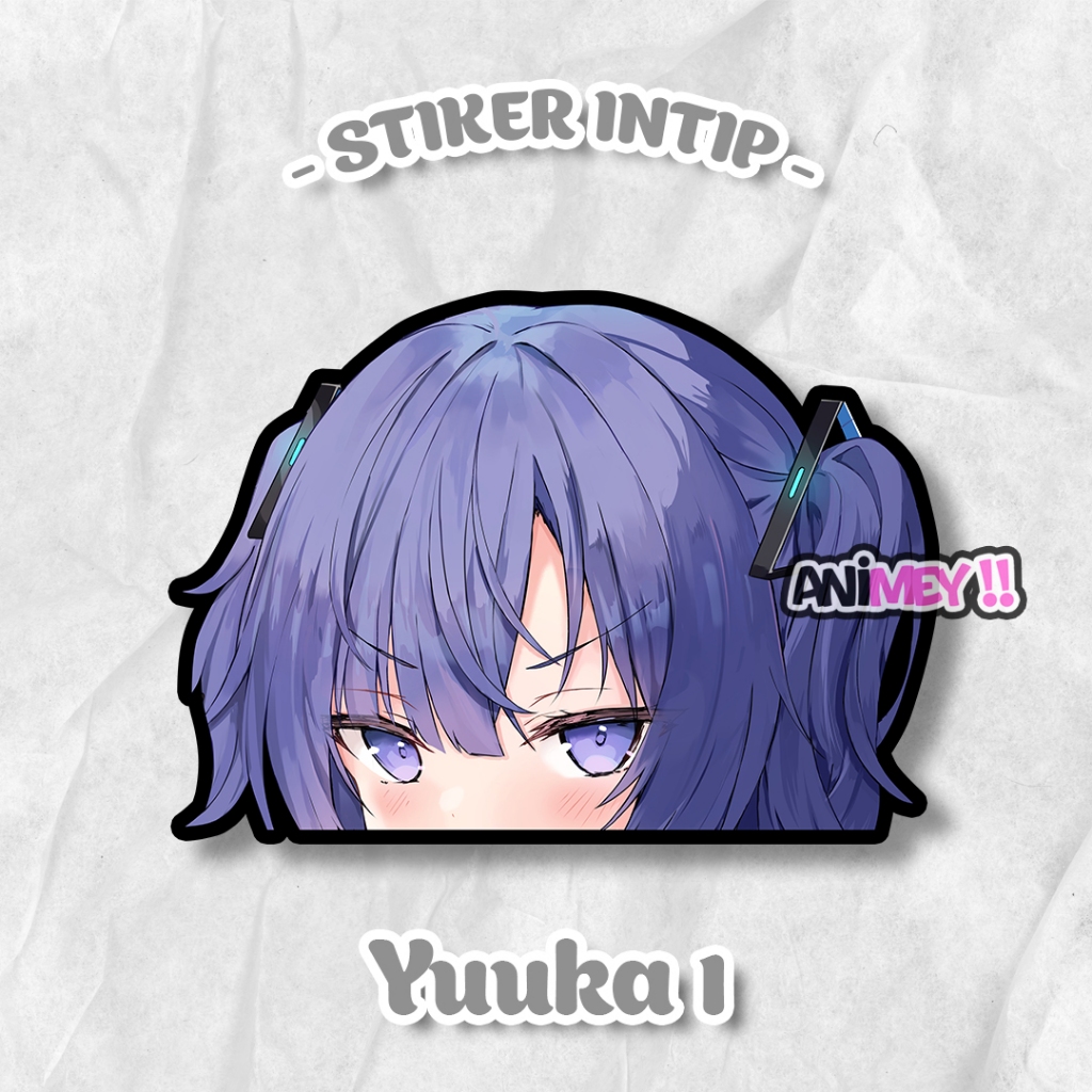 

Stiker Intip Yuuka Hayase Blue Archive / Sticker Anime Waterproof