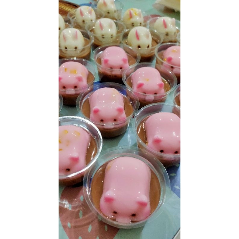 

jelly puding pig