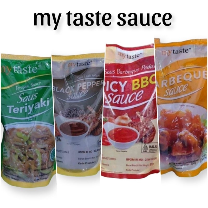 

Sauce My taste Kemasan 500gram 4 Varian