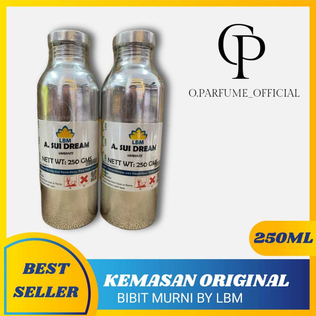 Bibit Parfum ANNA SUI DREAM 250 ML SEGEL Alumunium Original LBM / LBM ANA SUI DREAM 250ML SEGEL BIBI
