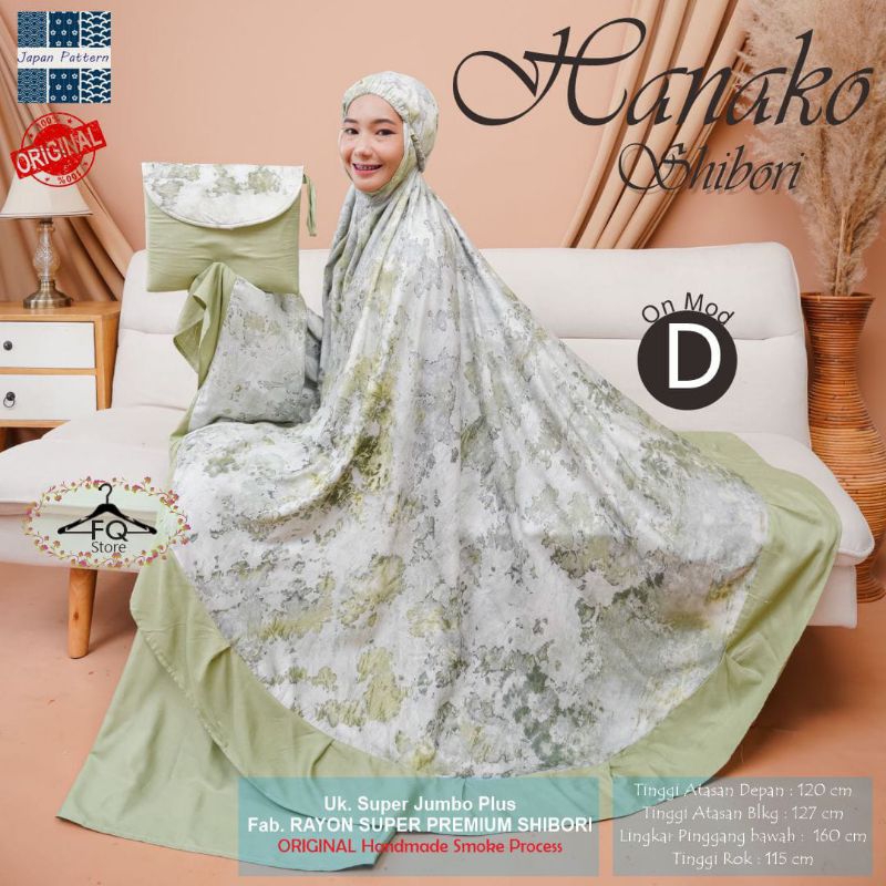 MUKENA HANAKO SHIBORI by FQ