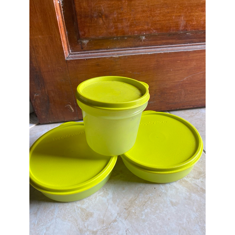 Tupperware large handy bowl hijau 2pcs