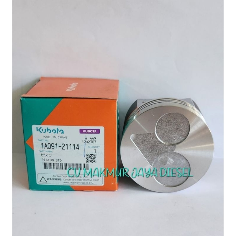 Piston MX5000/MX5100 1A091-21114 Kubota Genuine