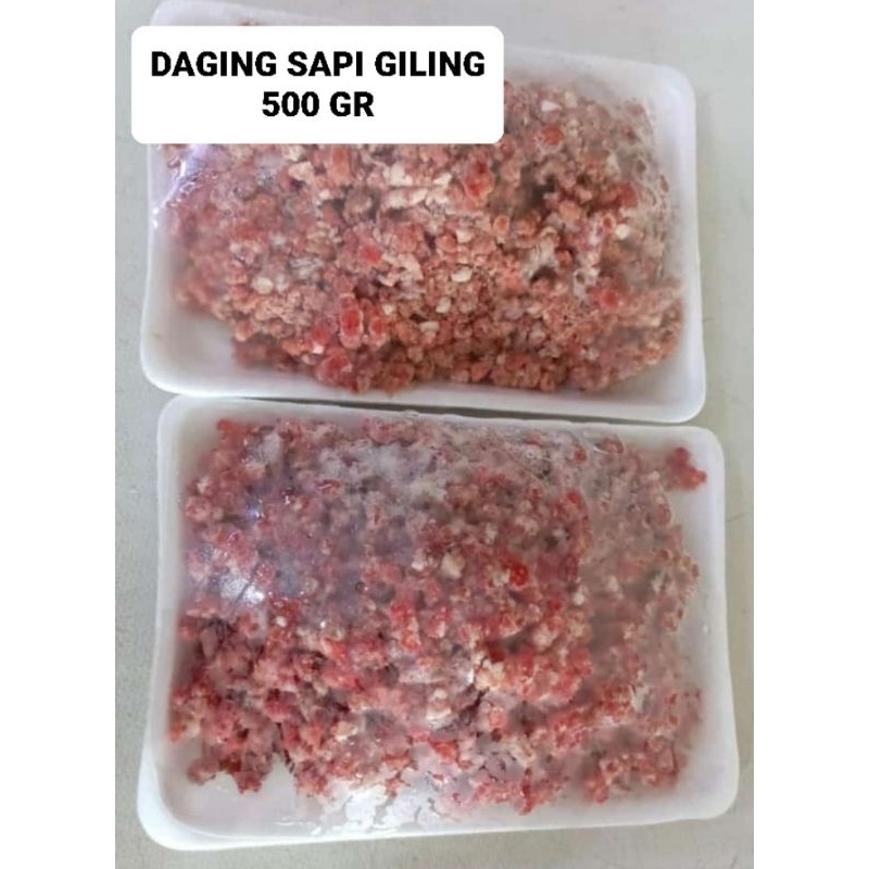 

DAGING SAPI GILING FROZEN 500 GR