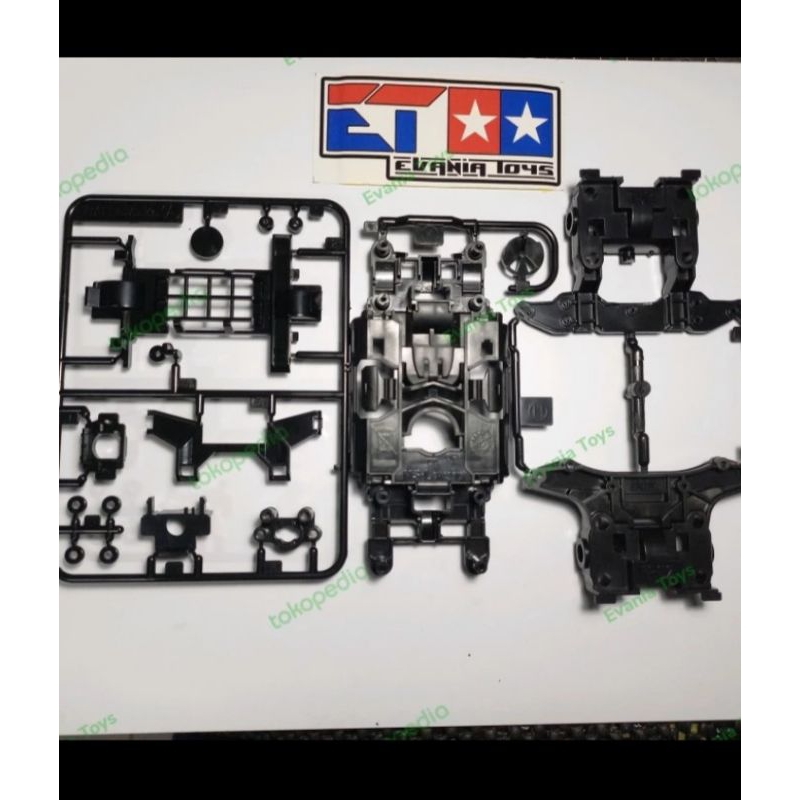 Tamiya Chassis MS Hitam