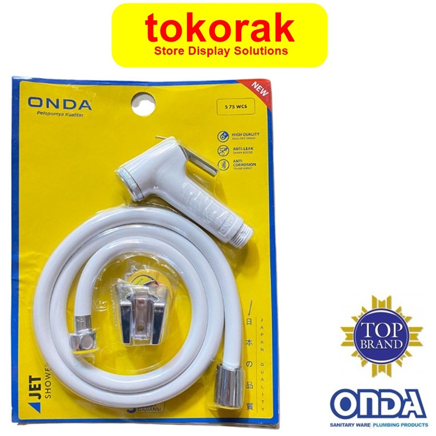 SHOWER JET ONDA S 75 WCS 1/2" KRAN CLOSET TOILET