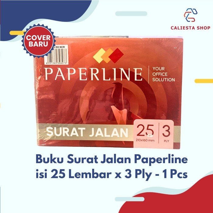 

Paperline Buku Surat Jalan 25 Lembar x 3 Ply - 1 Pcs