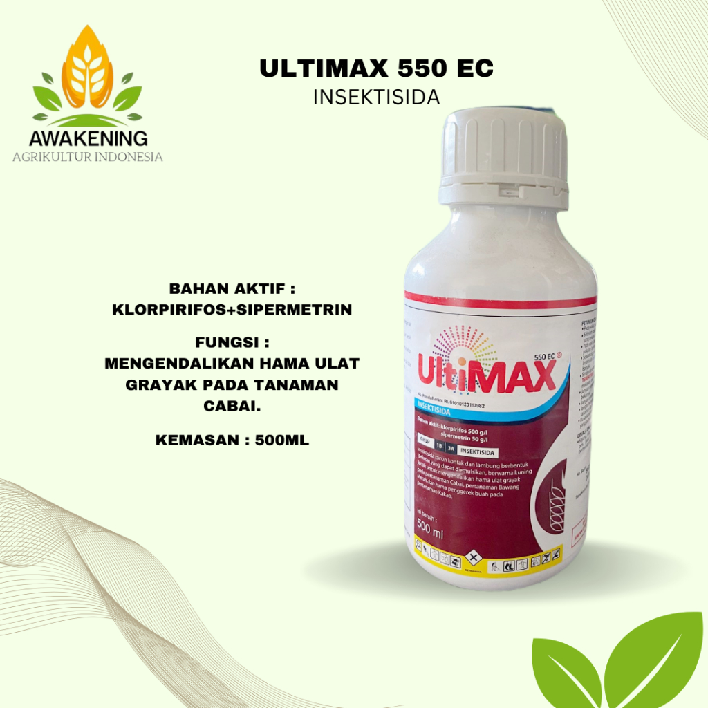 ULTIMAX 550 EC 500ML INSEKTISIDA KLORPIRIFOS