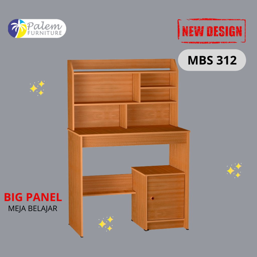 BIG PANEL Meja Belajar Anak Minimalis Meja Tulis MBS 312