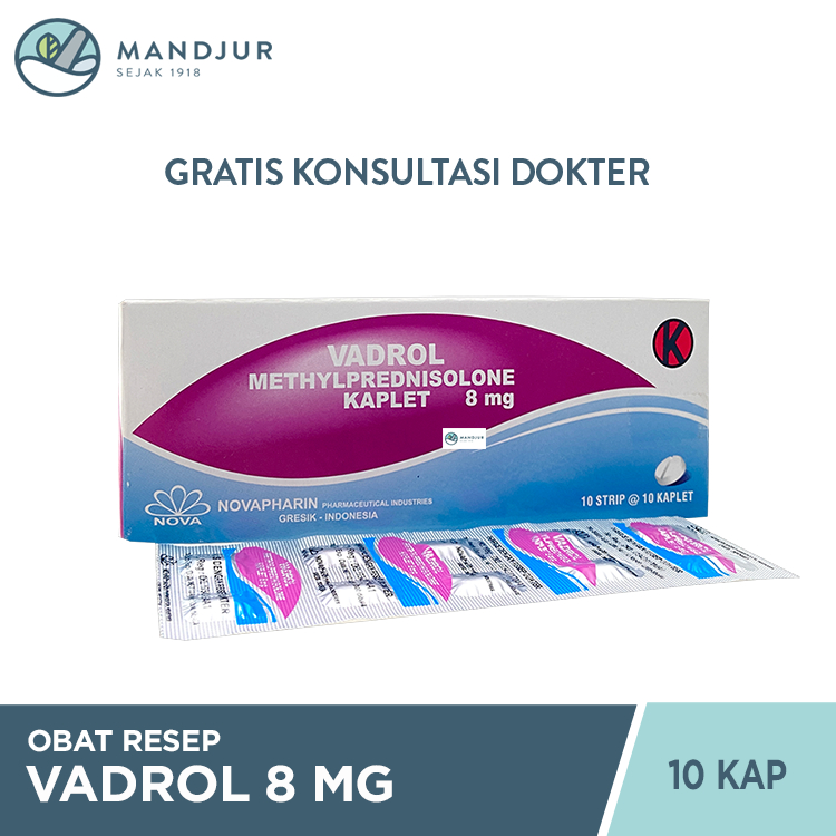 Vadrol 8 mg 10 Kaplet
