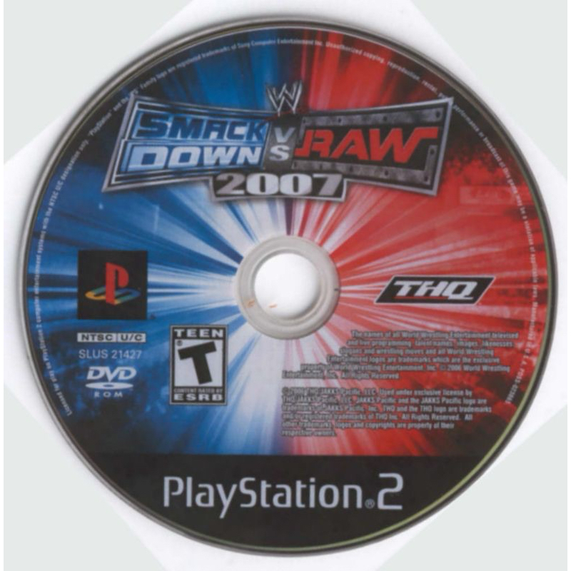 WWE SMACKDOWN VS RAW 2007 GAME PS 2 PLAYSTATION 2 FULL VERSION LINK DOWNLOAD