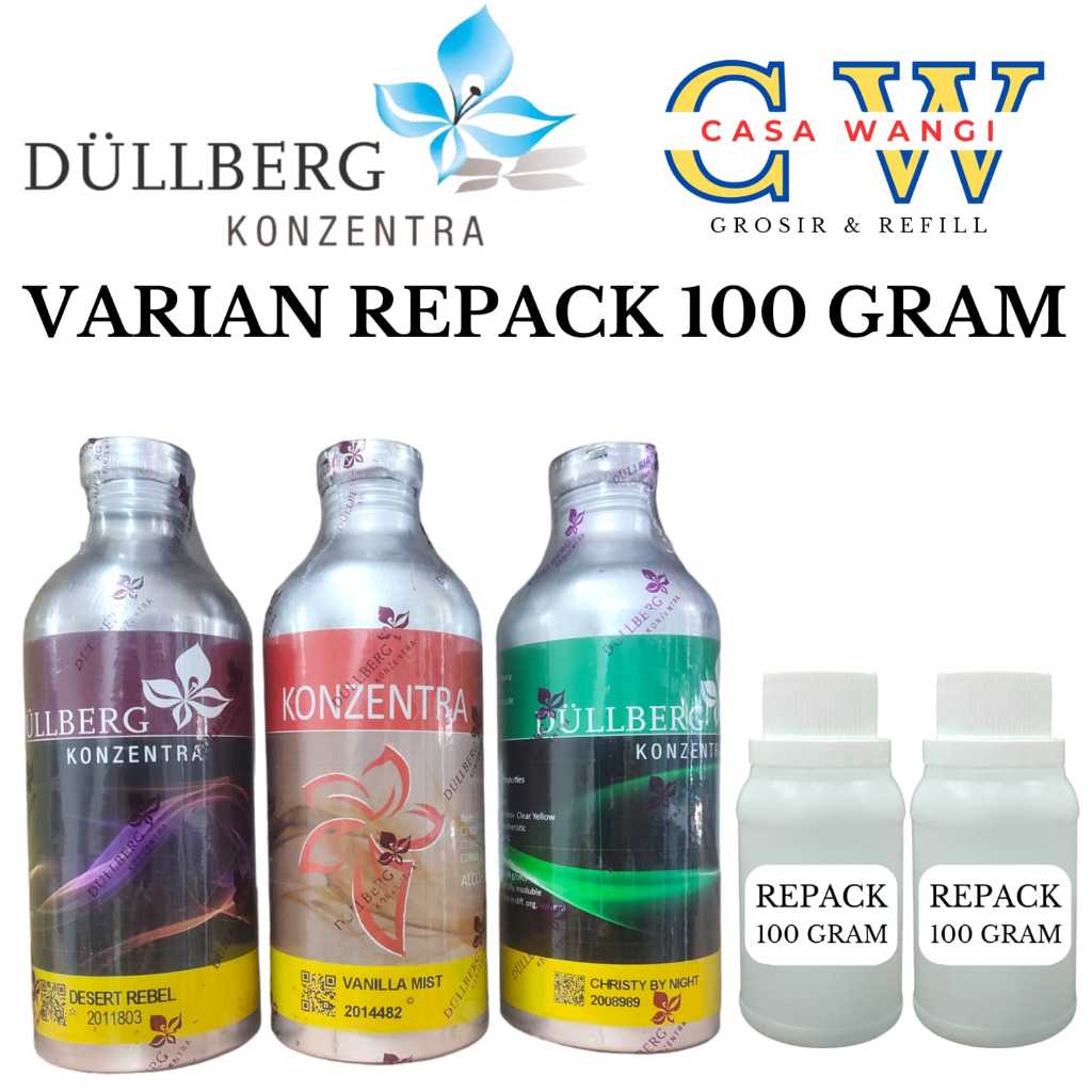 (100 GR) PRODUK DULLBERG VARIAN REPACK 100 GRAM.BIBIT PARFUM DULLBERG REPACK 100 GRAM.BIBIT PARFUM M