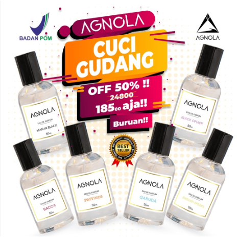 [BPOM] Parfum AGNOLA Black Ophier 50 ml / Parfume Garuda 50 ml / Parfume badan / Parfum Garuda