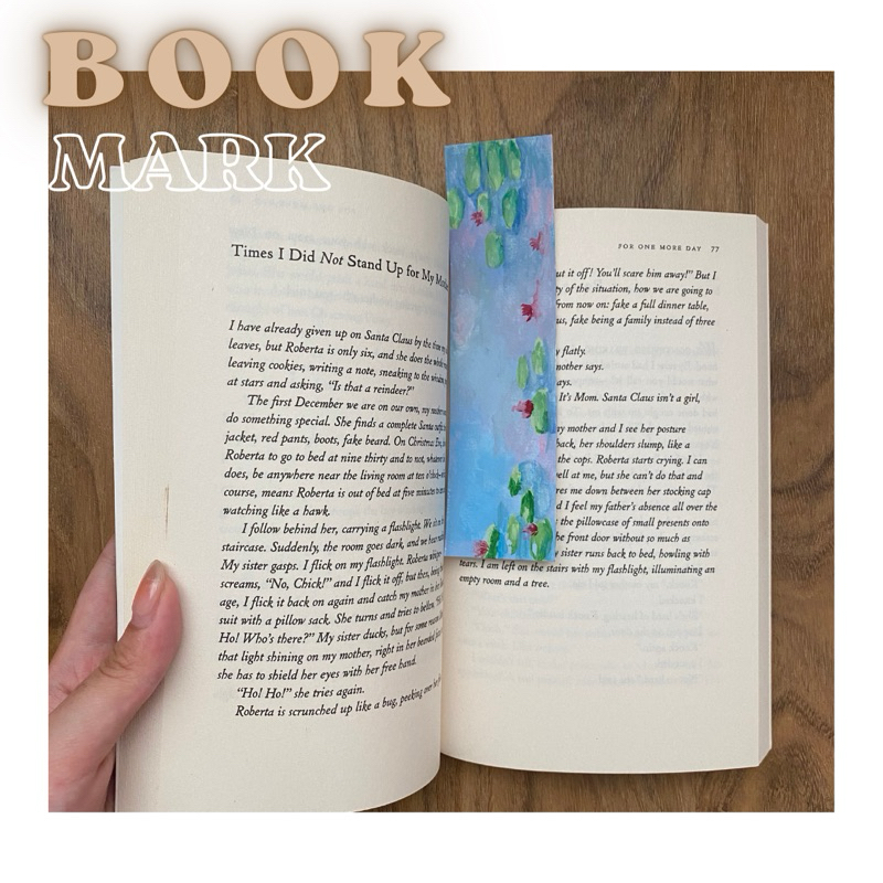 

Bookmark | Pembatas Buku Handmade Gouache Painting Claude Monet Waterlilies