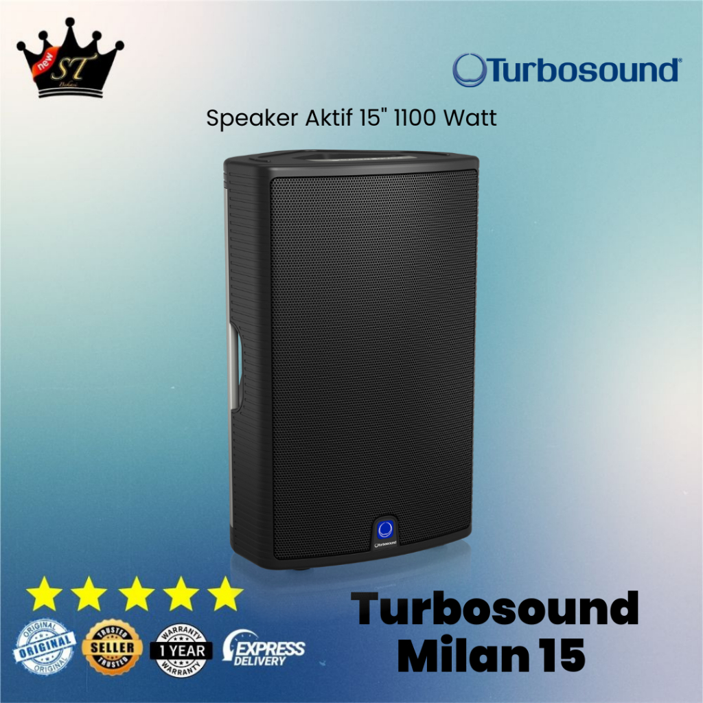 Turbosound Milan M15 M-15 Milan15 Active Speaker Aktif 15 Inch 15"