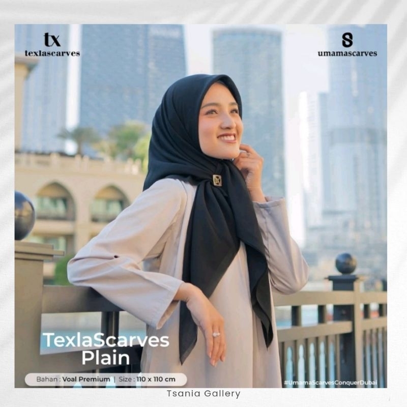 TEXLA SCARVES POLOS FREE BROOCH BY UMAMA