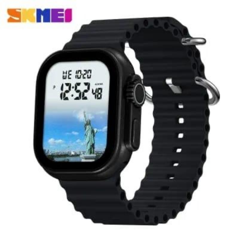 SKMEI 2249 Jam Tangan Digital Analog Pria Wanita Water Resistant 5BAR Tali TPU 54.7mm