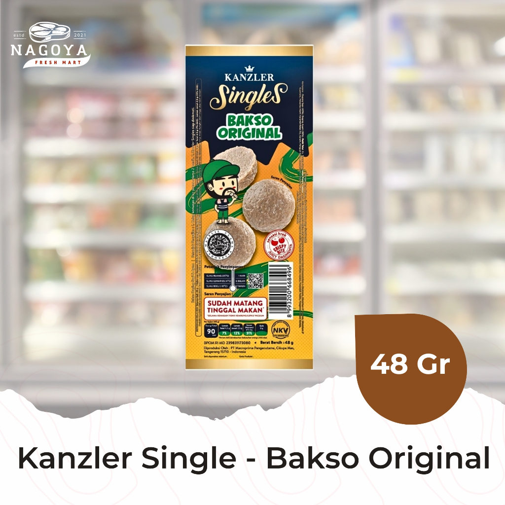 

Kanzler Single - Bakso Original - 48 Gr
