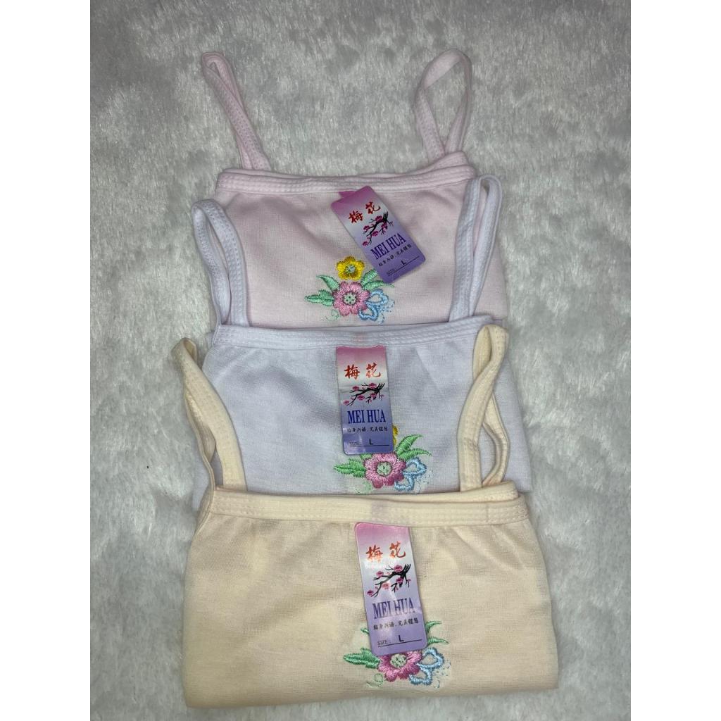 Singlet/atasan tanktop merk meihua 3pcs