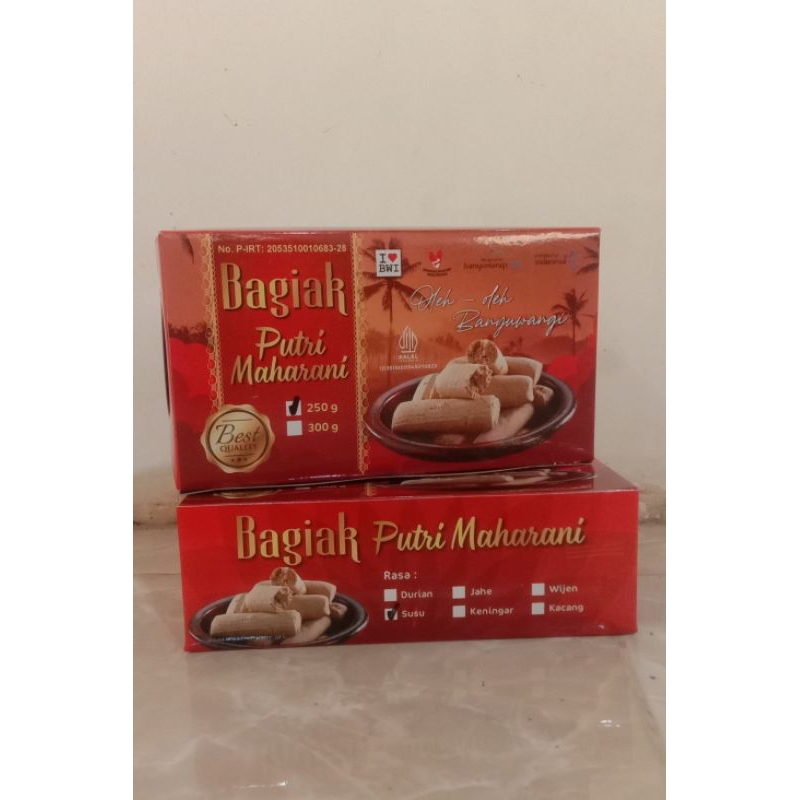 

Bagiak Kotak Khas Banyuwangi 250gr || Bagiak Susu || PUTRI MAHARANI