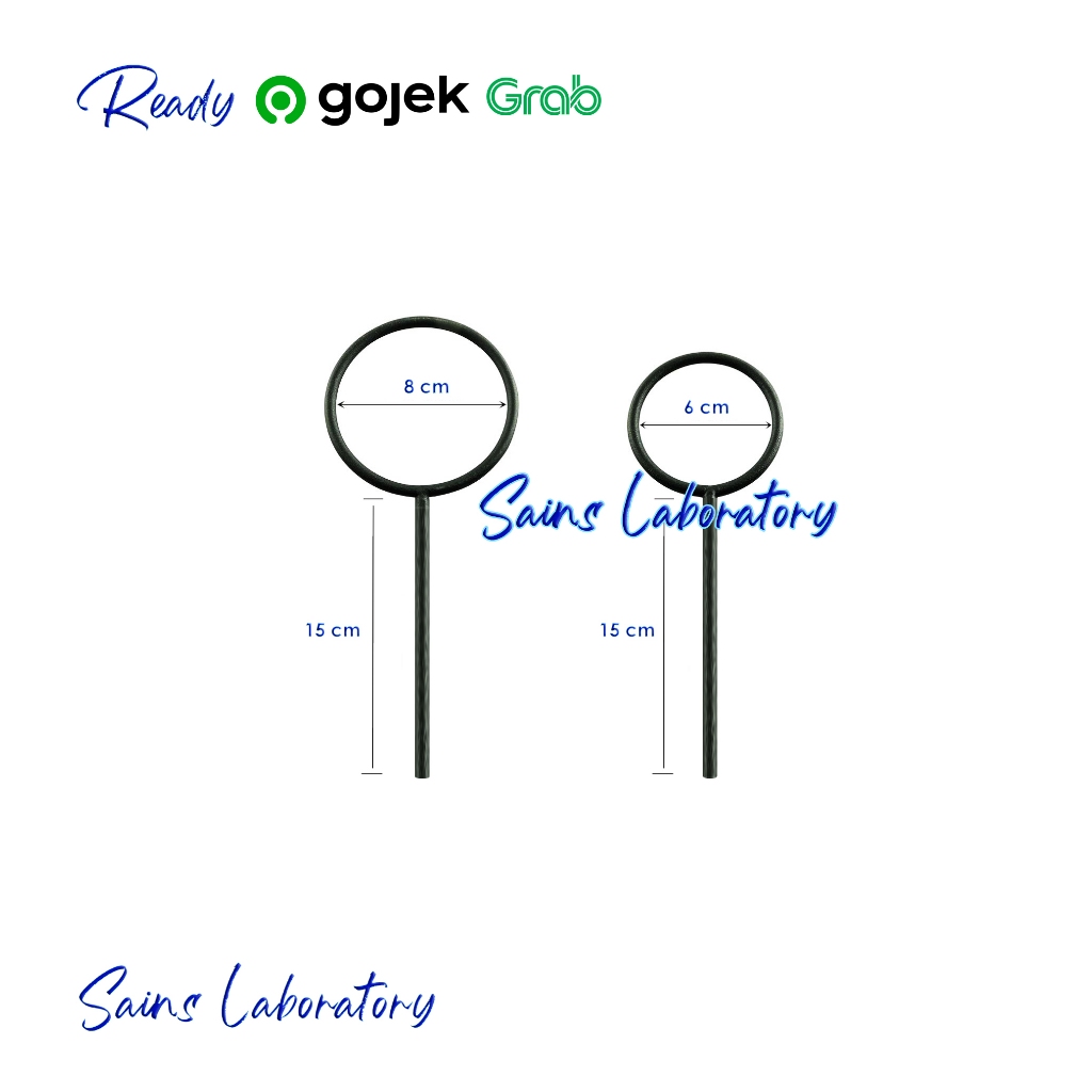 Klem Ring Corong Pisah Klem Corong Pisah Ring Clamp Pemegang Klem Corong Kaca Penyangga Corong Kaca 