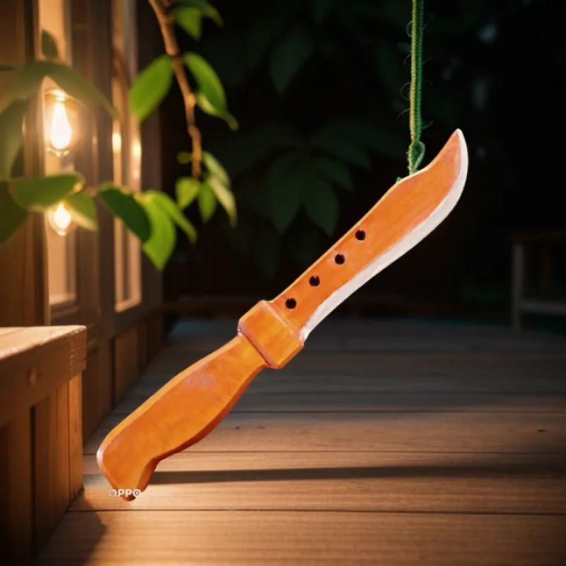 Belati Silat IPSI Bahan Kayu Alat Untuk Latihan Silat Beladiri/Belati