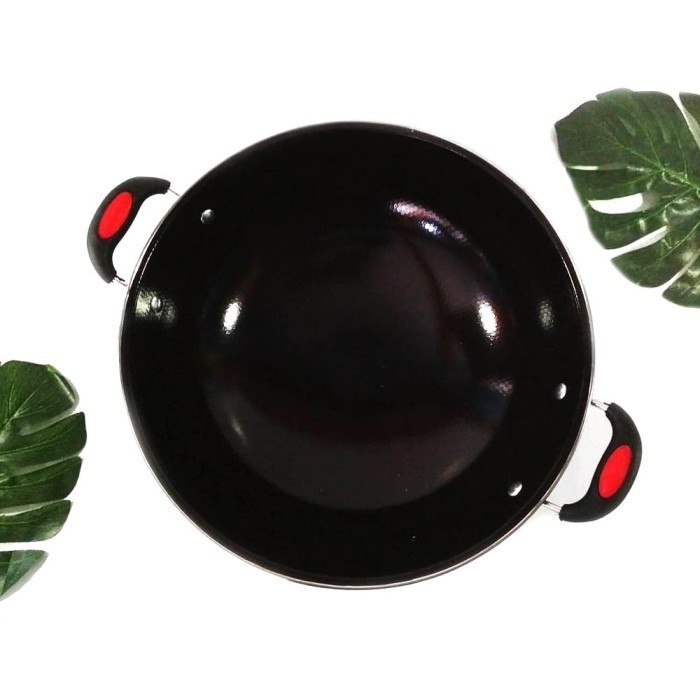 Wajan Enamel Anti Gores Anti lengket 40 cm