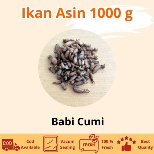 

baby cumi / baby cumi 1 kg / baby cumi 1000 g / ikan asin murah / teri medan / ebi / cumi asin / ikan kering