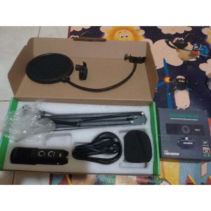 Microphone Nemesis Klio & Webcam NEMESIS Severus