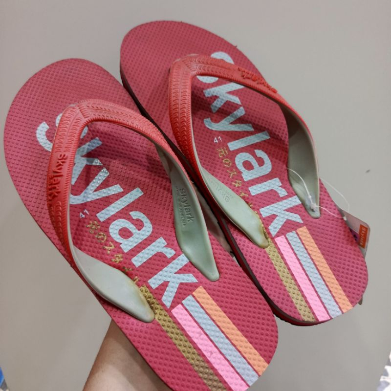 SKYLARK Sandal Jepit Pria Dewasa/Remaja Laki-laki Nagoya Sky Merah