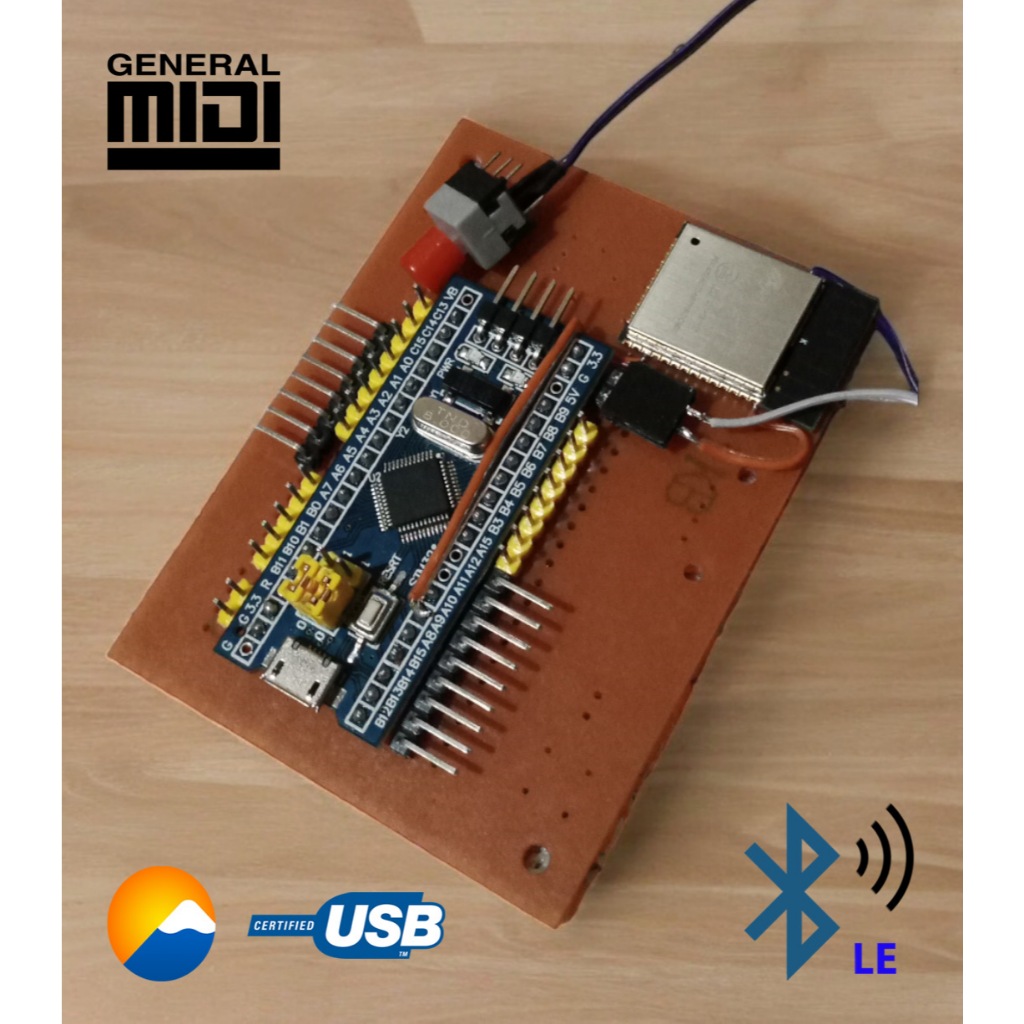 [BLE]-Modul MIDI Controller Angelet XTS-690 Koneksi USB dan Bluetooth LE