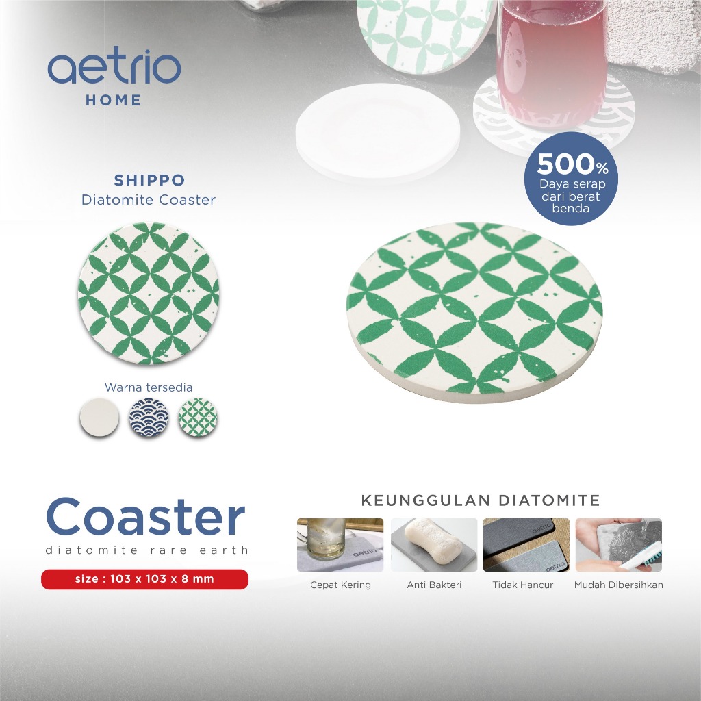 DIATOMITE COASTER | SHIPPO