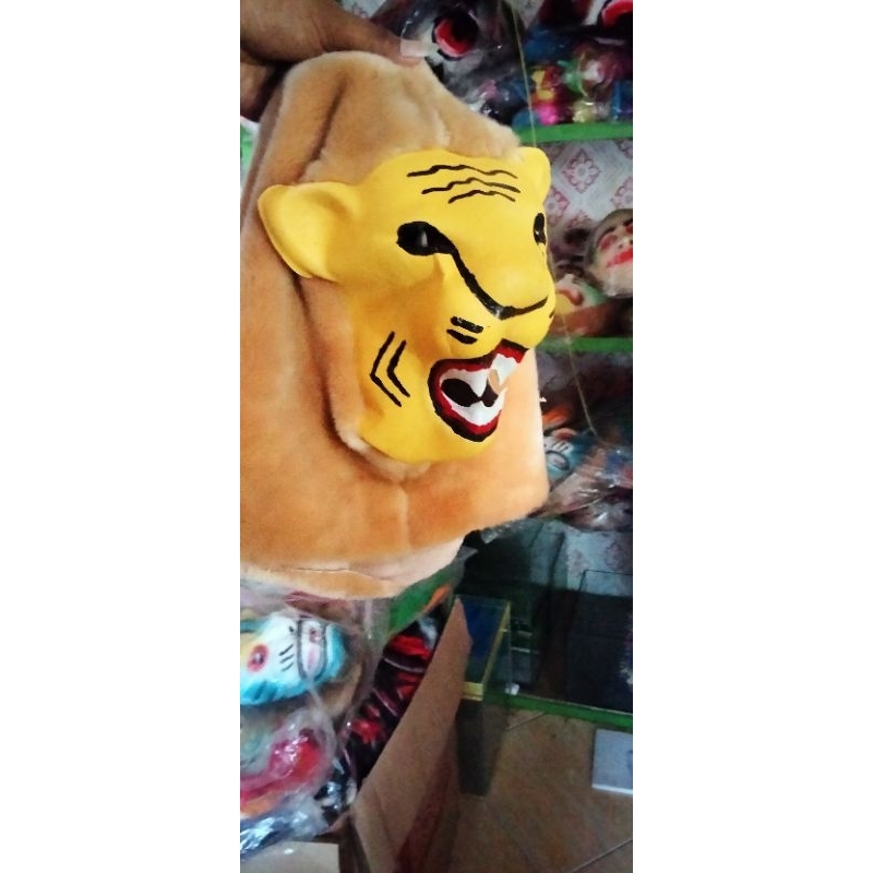 topeng bulu macan topeng harimau