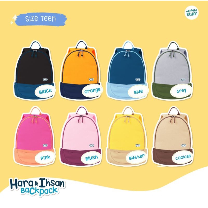 Hara & Ihsan Backpack by Upright Kids Stuff