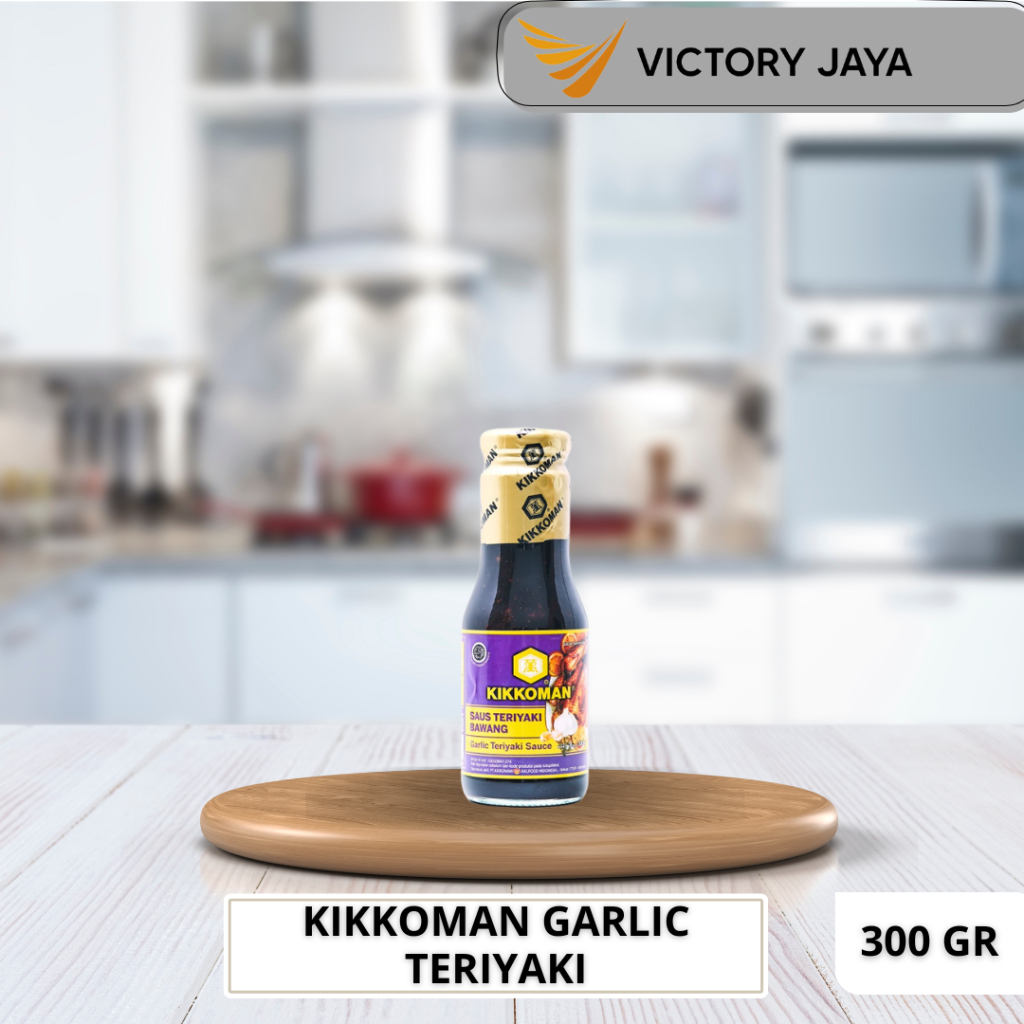 

Kikkoman saus teriyaki bawang garlic teriyaki sauce 300 gram