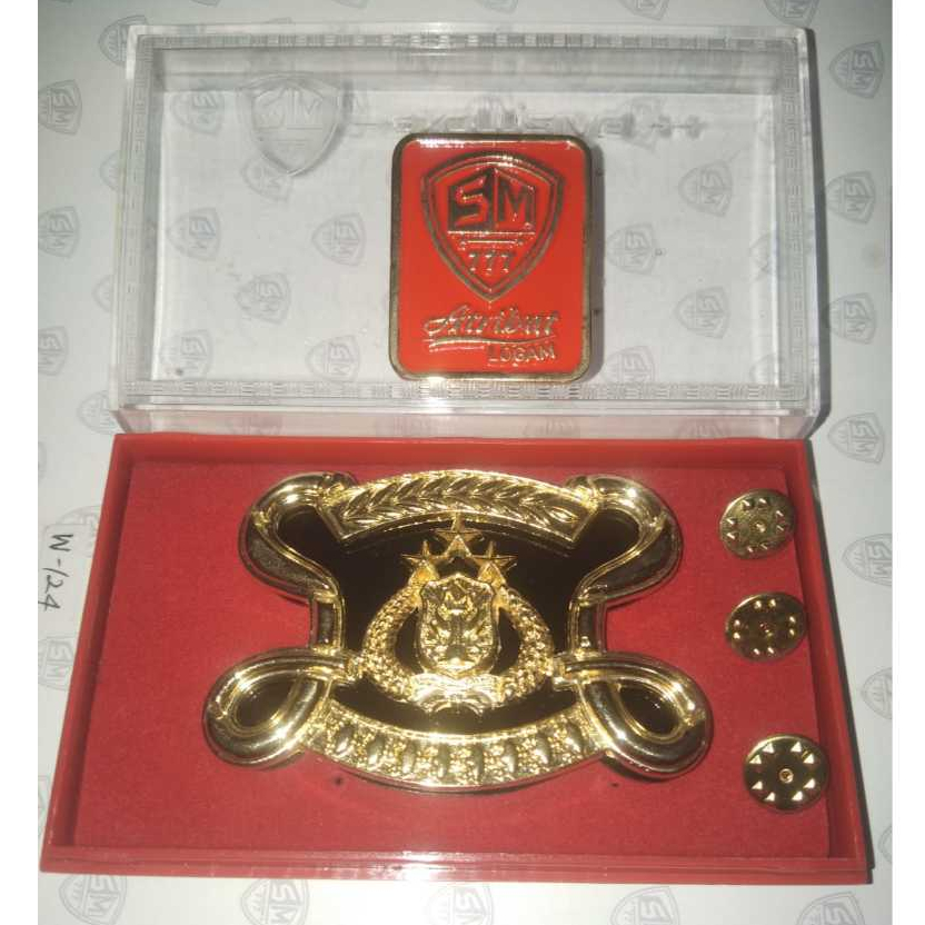 BREVET EMBLEM BARET RESKRIM AKRELIK HITAM ATRIBUTE POLISI