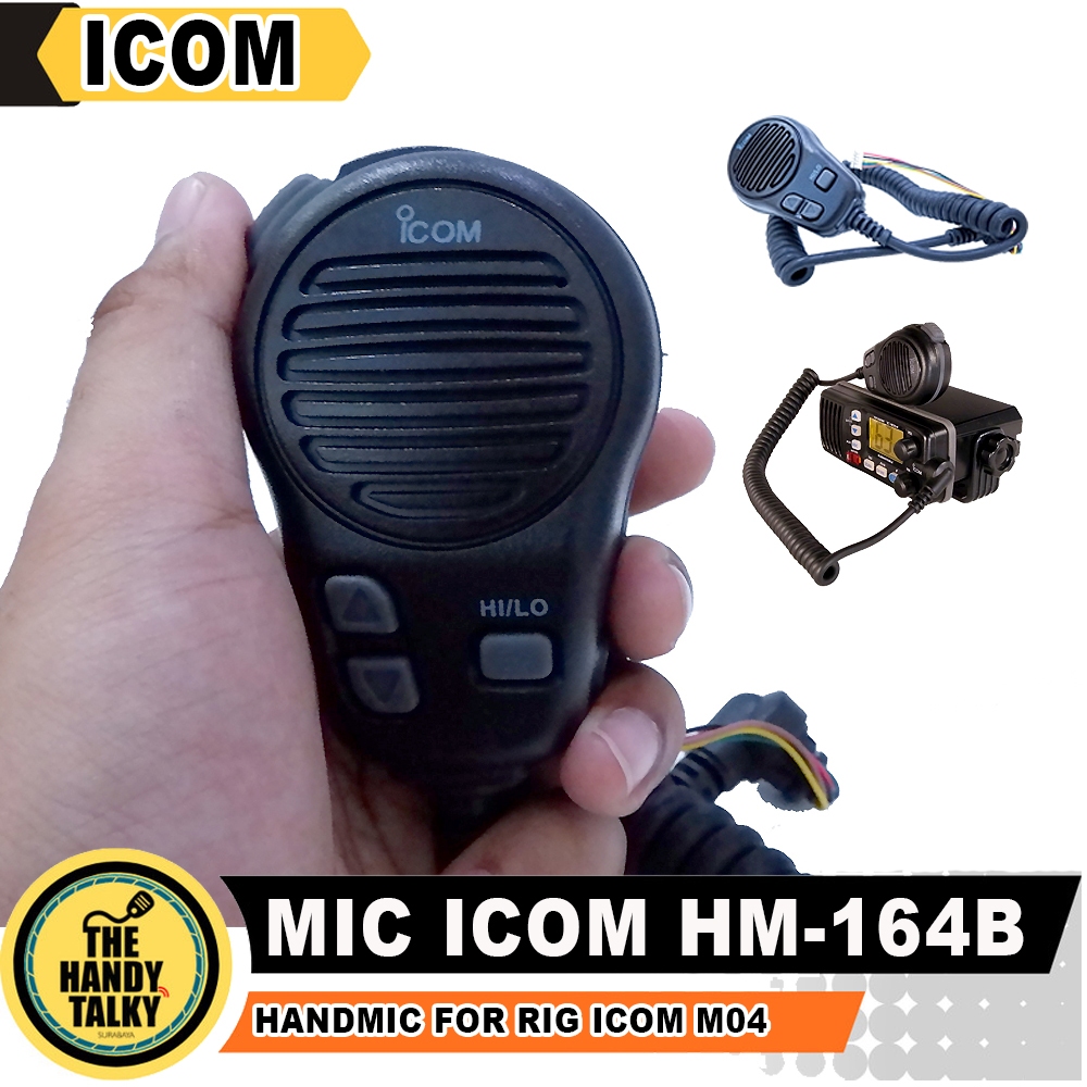 Mic Icom Hm164B Hm 164B Mic Radio Rig Marin Icom M304 M 304