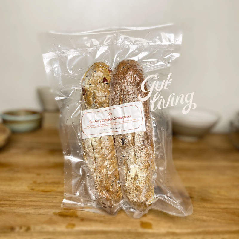 

Sourdough Bread Susu Grassfed Garam Alami Earl Grey Coklat Garlic