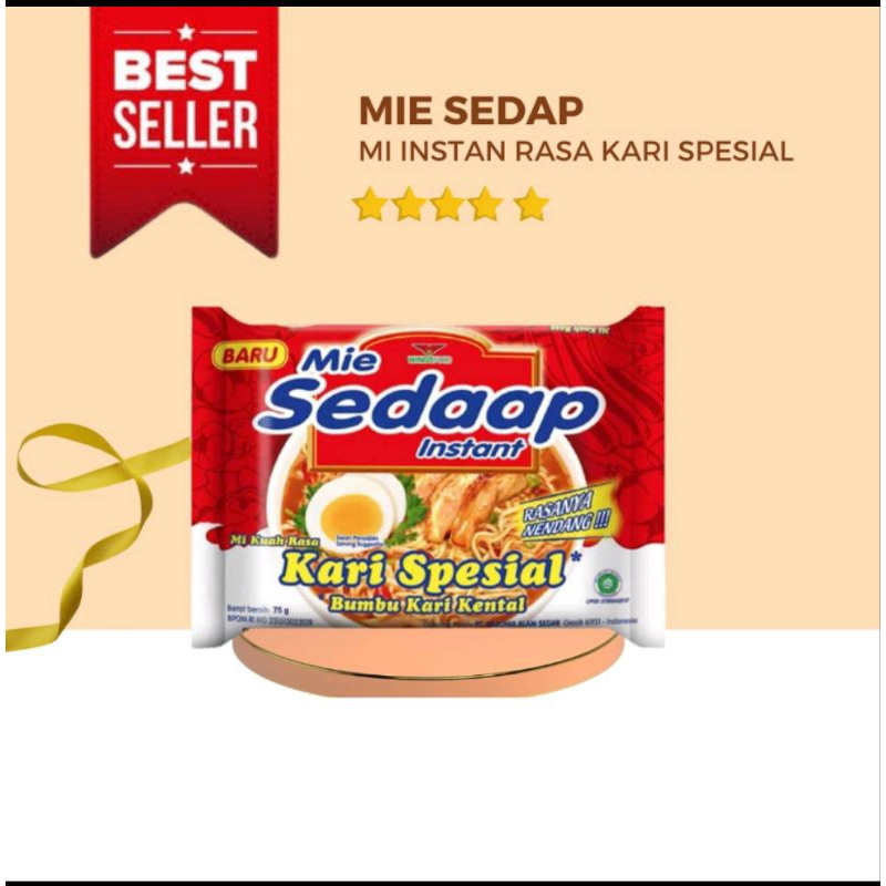 

Mie Sedaap Kari Spesial 75gram Isi 5 Bungkus | Promo Murah