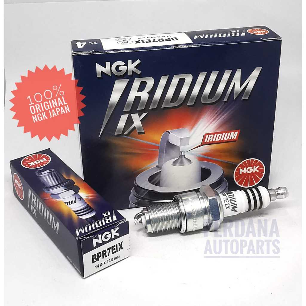 Busi NGK Iridium IX: BPR5EIX, BPR6EIX, BPR7EIX, BPR8EIX Kunci 21 Gap 0.8 Asli 100% Pasti ORI