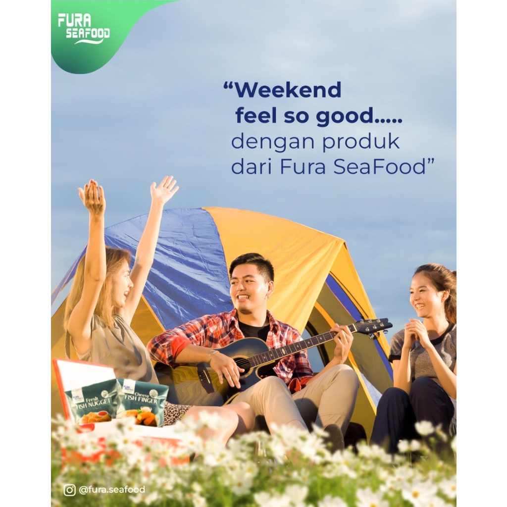 

RB Cheesy Fish Finger Fura Seafood 500gr Stik Ikan Dengan Keju Mozarela Halal