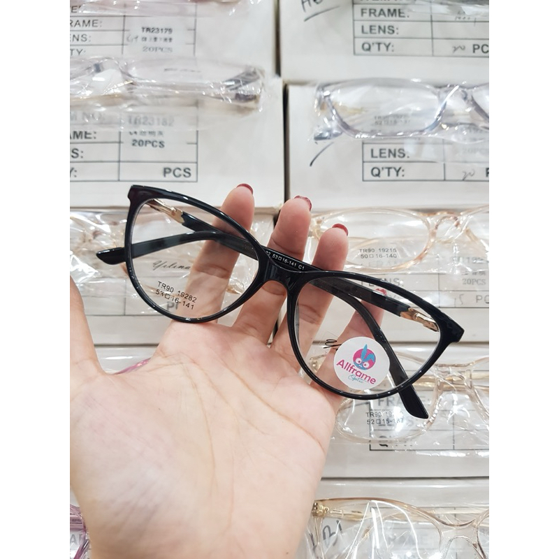 KACAMATA OVAL WANITA ANTI RADIASI 19282 MANIS ELEGAN