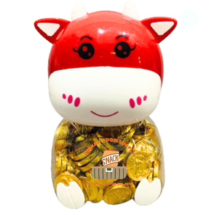 

RB [ BERKAH ] Naraya Chocolate Coin Kemasan Karakter 240gr Halal Cokelat Koin Toples Cemilan Snack