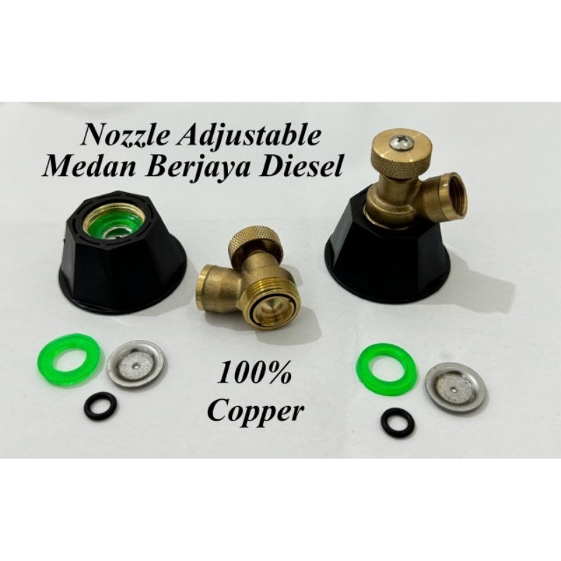 Nozzle Sprayer Adjustable Asli Kuningan Nosel Spuyer Super Kabut Mesin Sprayer Semprot Hama Elektrik