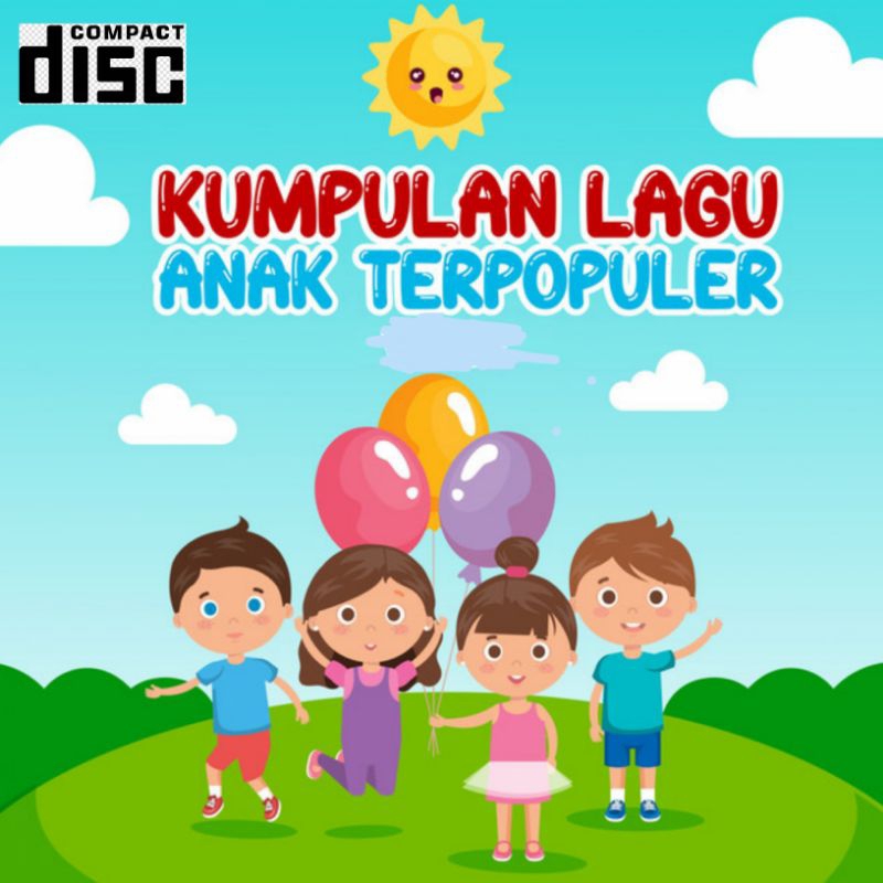Kaset CD Mobil Lagu Anak-anak Terpopuler - Kaset Compact Disc Audio Musik Anak-anak - Kaset CD Mobil