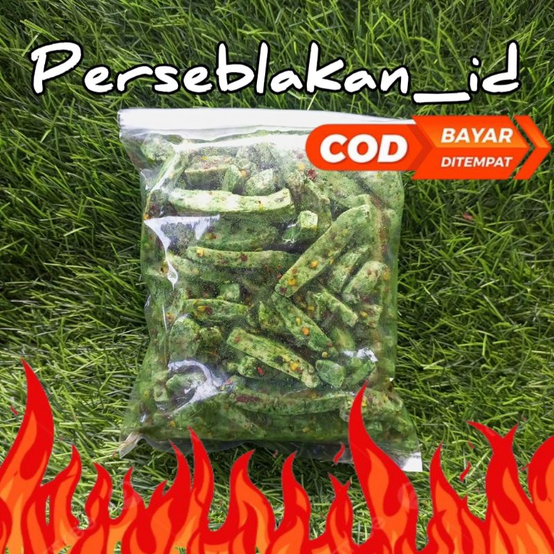 

NEW Basreng Pedas Bumbu Hijau Basreng Pedas Daun Jeruk Basreng Stik Hijau