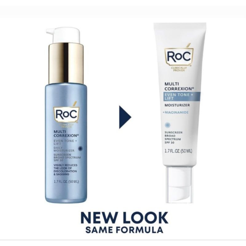 ROC 5 in 1 MULTI CORREXION EVEN TONE + LIFT DAILY FACE MOISTURIZER spf 30 isi 50ml