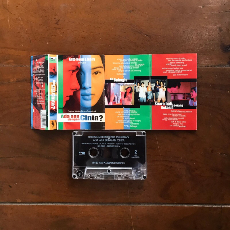 Kaset Pita OST Soundtrack Film Ada Apa Dengan Cinta AADC