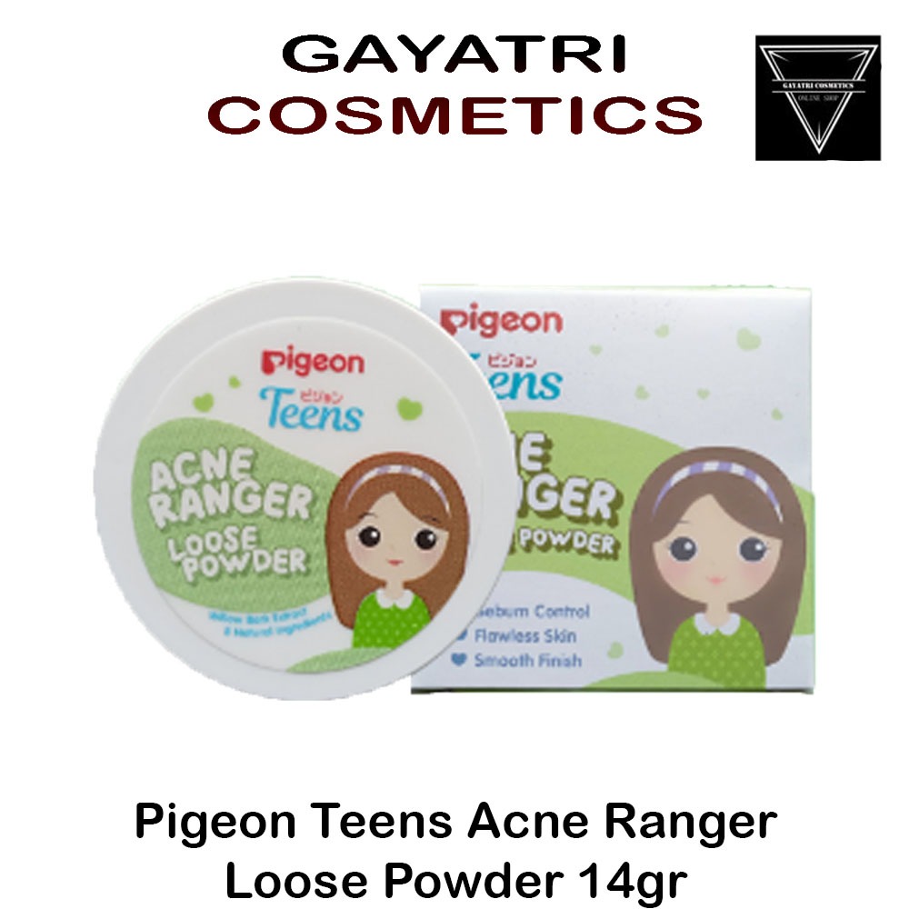 Pigeon Teens Acne Ranger Loose Powder 12gr | Bedak Tabur Anak Remaja