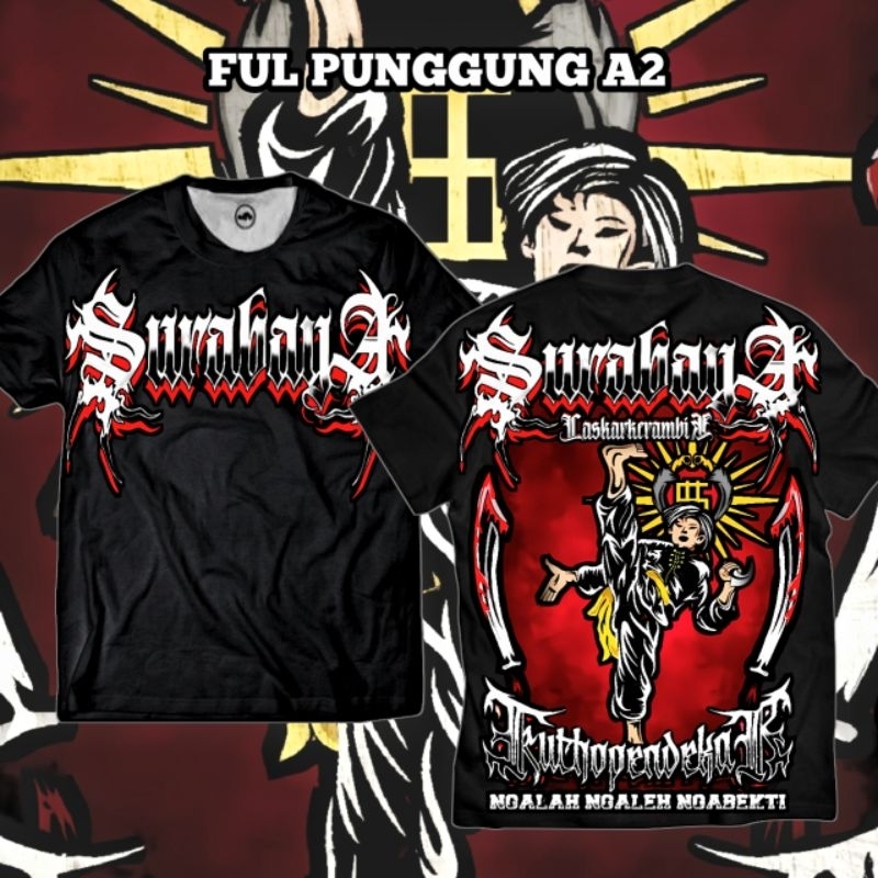 kaos laskar karambit SURABAYA PSHW Winongo kaos distro desain terbaru laskar karambit  SURABAYA pshw